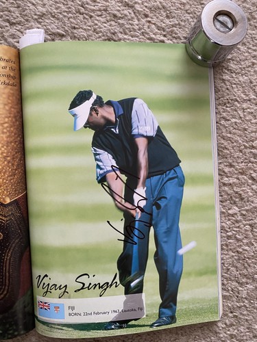 Vijay singh autograph - singh,