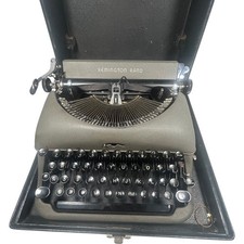 Remington Rand Vintage Typewriter Portable Manual With Case Collectable Retro