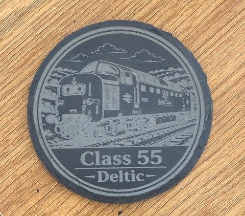 Crafted slate coaster - crafted,