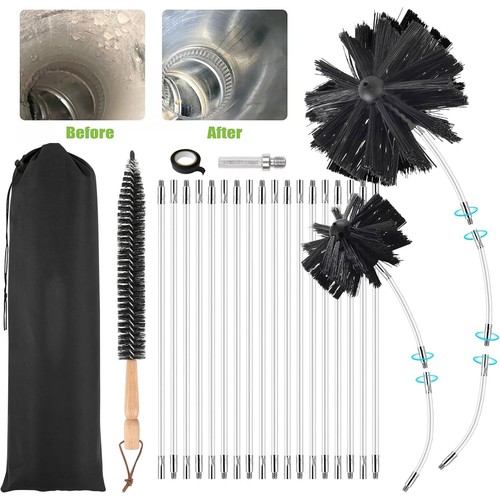 Chimney cleaning brush - cleaning,