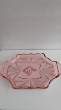 Vintage Art Deco Pink Glass