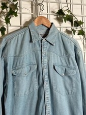 Mens Vintage Plain Stonewash