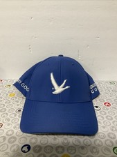 Bridgestone Hat Cap Strap Back Blue Golf Grey Goose Matt Kuchar Adjustable