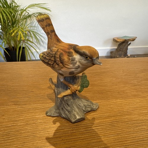 Vintage porcelain china wren - vintage,