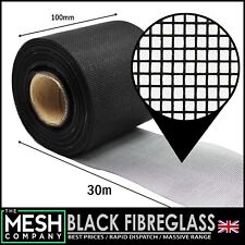 The Mesh Company Black Insect Mesh | Premium Fibreglass Soffit Insect Mesh Rolls