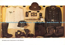 D017097 A display case of equipment in the Museum. The German Military Undergrou