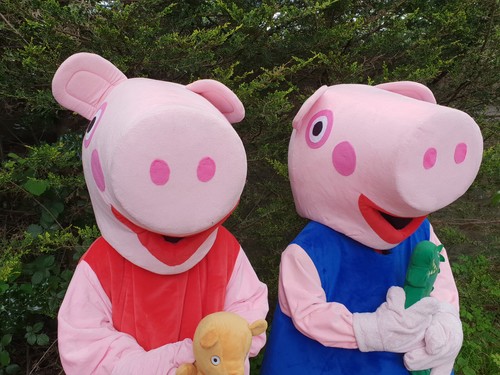 Peppa george red and - and, blue