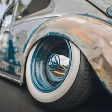 16" White Wall Portawall Tyre insert trim set of 4 Flapper Sidewall Topper. Free