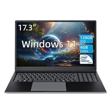CHEAP FAST Laptop SGIN Quad Core 2.8GHZ Windows 11 SSD 128GB HDMI WIFI WEBCAM