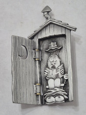 Vintage pewter brooch - vintage,