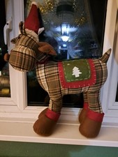 Plaid Fabric Rudolph Large