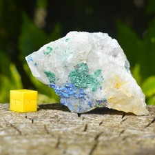 Azurite with malachite mineral - azurite,