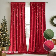 2 Panels Velvet Christmas
