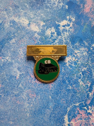 Vintage radio metal badge - vintage,