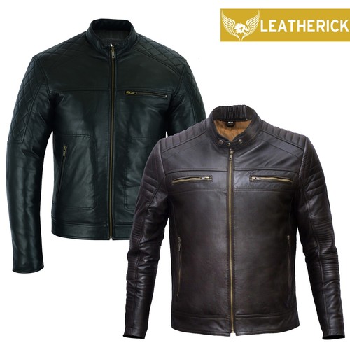 Leatherick men real - leatherick, lambskin