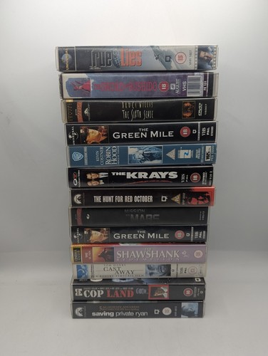 Vhs video films job lot - job, x13