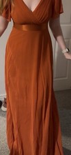 Ever-Pretty Burnt Orange Long