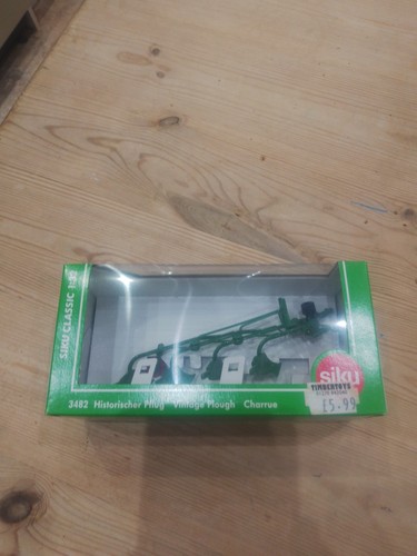Siku scale model plough - 1:32,