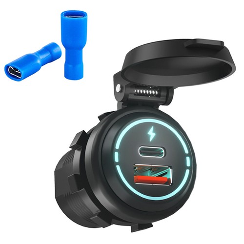 Dual ports motorcycle charger - dual,