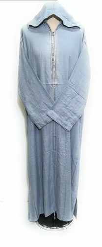 Moroccan hooded thobe robe - moroccan,