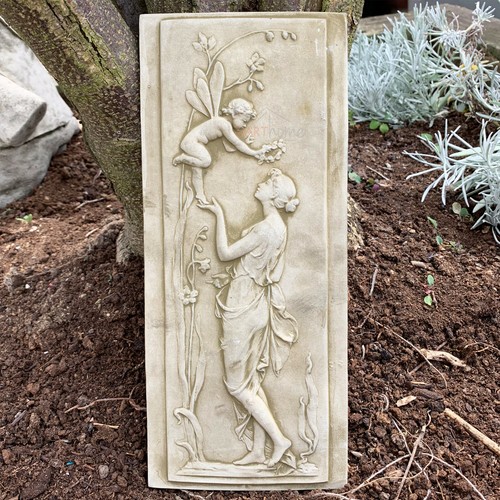 Stone nymph cherub - nymph,