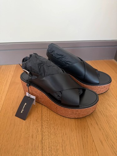 Massimo dutti black platform - massimo,