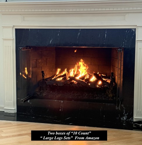 Stainless steel fireplace - stainless,