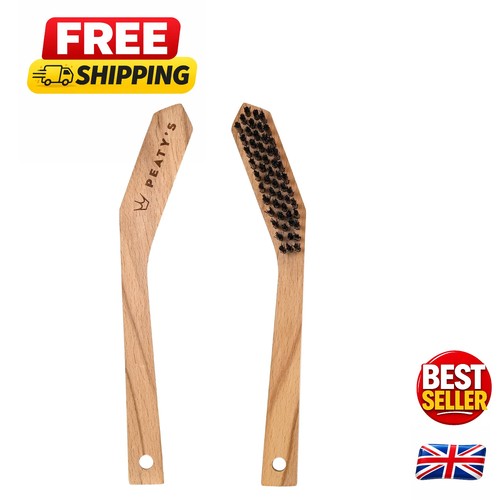 Stiff bristled angled brush - stiff,