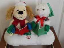 Rare Vintage Animated & Musical Carol Singing "Dog Couple" ? Must See Video