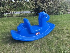 Little Tikes Blue Totter Teeter Toddler See-Saw Rocker Indoor/Outdoor