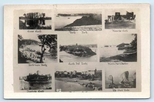 Postcard tenby unusual 9 - tenby,