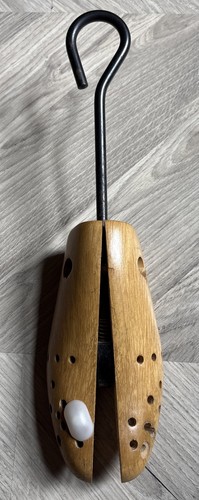 One vintage wooden - wooden, shoe
