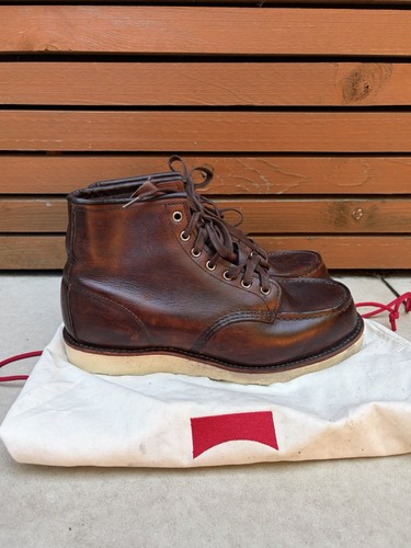 Red wing shoes classic moc - classic, toe