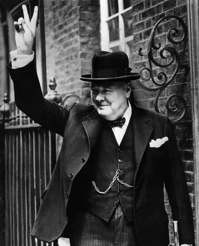 Winston churchill waving - churchill,