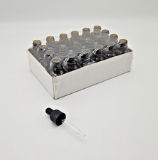 Amber Brown Glass Bottles x 24