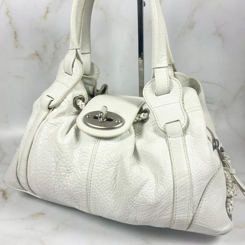 Mulberry white leather - white,
