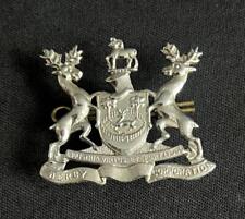 DERBY CORPORATION TRANSPORT TRAMWAYS BUS COACH VINTAGE CREST MOTORMAN CAP BADGE