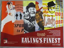 EALING'S FINEST (2003) VERY RARE ROLLED BFI original UK quad poster 40" x 30" EX