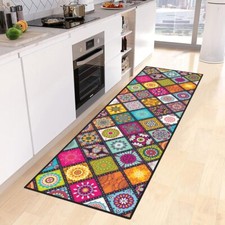 Bohemia Non Slip Hall Runner Rugs Hallway Rug Kitchen Carpet Floor Mat Washable