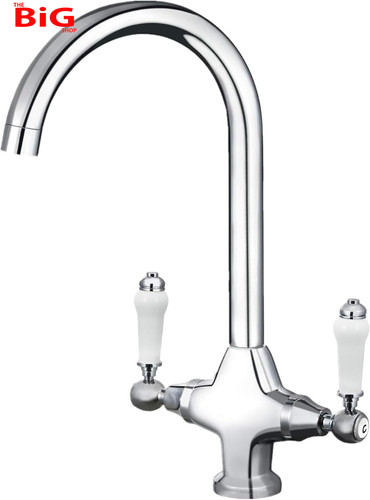 Traditional kitchen sink mixer - sink,