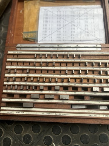 Coventry slip gauge set - slip,