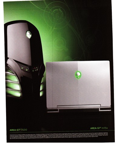2008 alienware area 7500 - alienware,