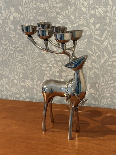 Pottery barn reindeer chrome - pottery,