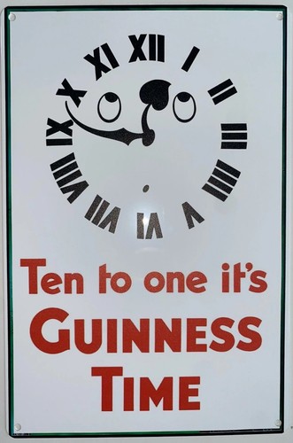 Guinness beer metal sign - guinness,