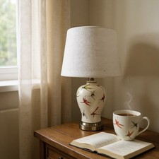 Butterfly Floral Ceramic Table