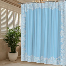 Elegant blue lace shower - blue,