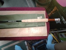 Vintage David Norwich 2 Piece 9'6" 5/7 Fly Rod + cloth Case MX 400 XL graphite  