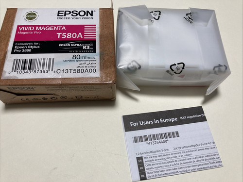Epson vivid magenta t580a ink - epson,