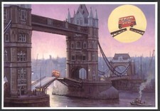 Modern Postcard Depicting Bus