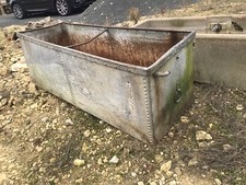 Galvanised riveted water tank